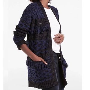 Never Worn Lucky Brand Fringe Cardigan💕🤩